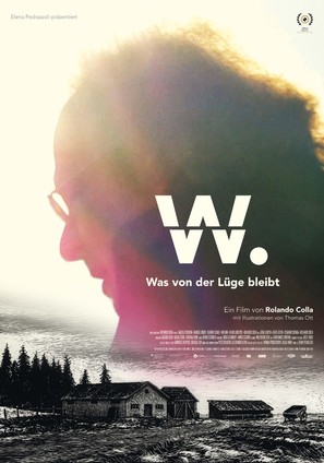 W. What remains of the lie - Swiss Movie Poster (thumbnail)