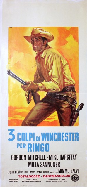 3 colpi di Winchester per Ringo - Italian Movie Poster (thumbnail)