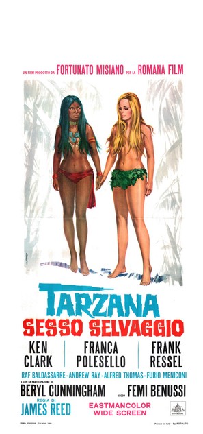 Tarzana, sesso selvaggio - Italian Movie Poster (thumbnail)