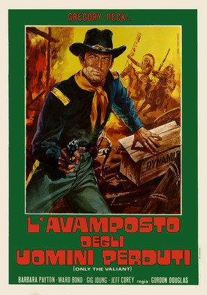 Only the Valiant - Italian Movie Poster (thumbnail)