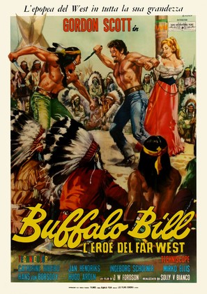 Buffalo Bill, l&#039;eroe del far west - Italian Movie Poster (thumbnail)