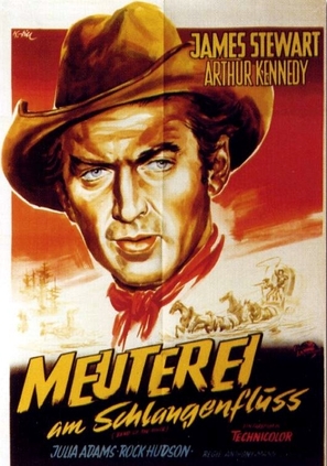 Bend of the River - German Movie Poster (thumbnail)