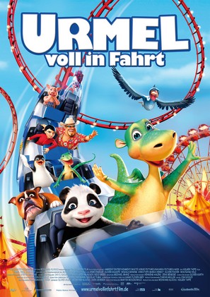 Urmel voll in Fahrt - German Movie Poster (thumbnail)