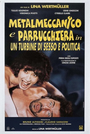 Metalmeccanico e parrucchiera in un turbine di sesso e di politica - Italian Movie Poster (thumbnail)
