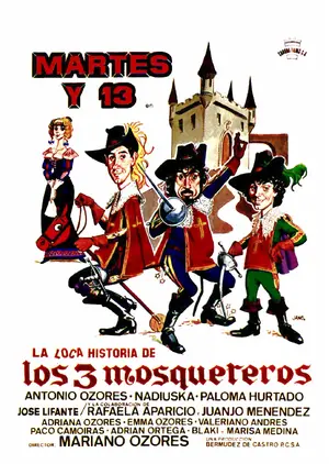 La loca historia de los tres mosqueteros Poster