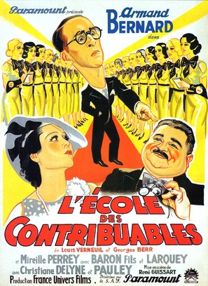 L&#039;&eacute;cole des contribuables - French Movie Poster (thumbnail)