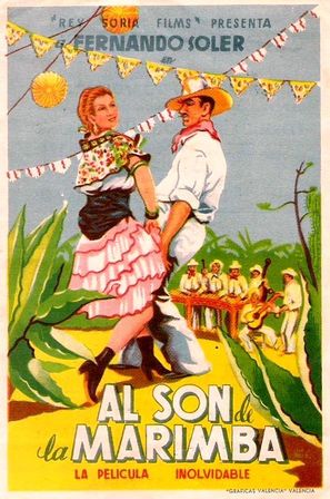 Al son de la marimba - Spanish Movie Poster (thumbnail)