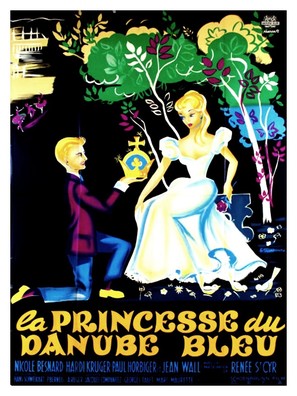 An der sch&ouml;nen blauen Donau - French Movie Poster (thumbnail)