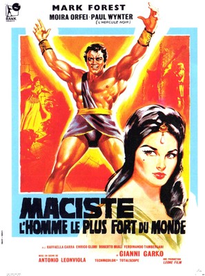 Maciste, l'uomo pi&ugrave; forte del mondo - French Movie Poster (thumbnail)
