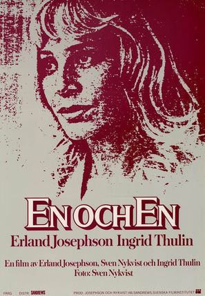 En och en - Swedish Movie Poster (thumbnail)