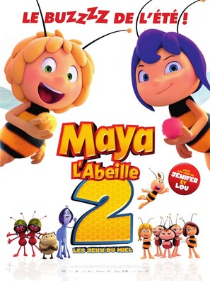 Maya the Bee: The Honey Games - French Movie Poster (thumbnail)