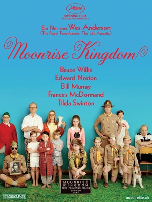 Moonrise Kingdom - Swiss Movie Poster (thumbnail)