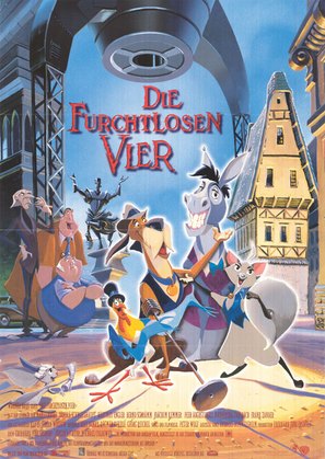 Die furchtlosen Vier - German Movie Poster (thumbnail)