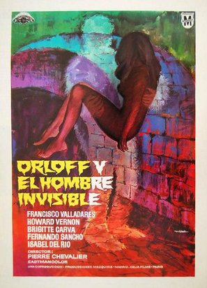 La vie amoureuse de l&#039;homme invisible - Spanish Movie Poster (thumbnail)