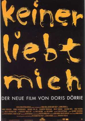 Keiner liebt mich - German Movie Poster (thumbnail)