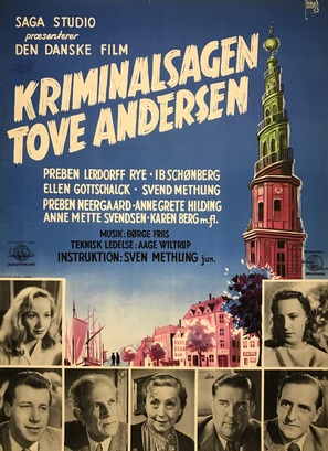 Kriminalsagen Tove Andersen - Danish Movie Poster (thumbnail)