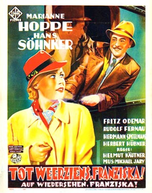Auf Wiedersehn, Franziska! - Belgian Movie Poster (thumbnail)