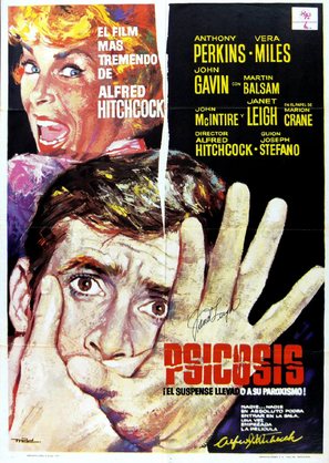 Psycho - Spanish Movie Poster (thumbnail)