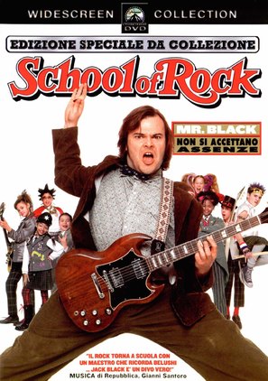 The School of Rock - Italian DVD movie cover (thumbnail)