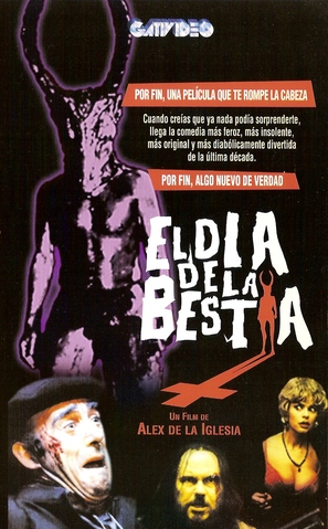 El d&iacute;a de la bestia - Argentinian VHS movie cover (thumbnail)