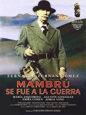 Mambr&uacute; se fue a la guerra - Spanish Movie Poster (thumbnail)