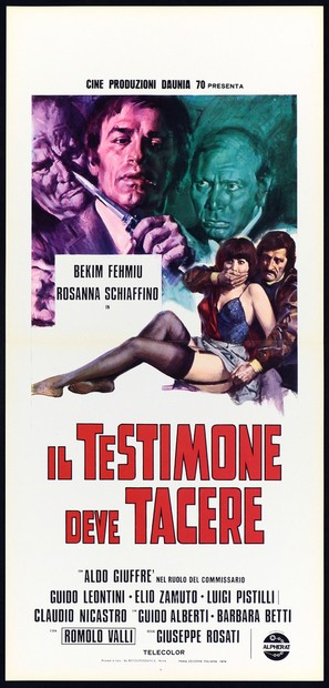 Il testimone deve tacere - Italian Movie Poster (thumbnail)