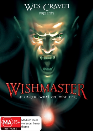 Wishmaster - Australian DVD movie cover (thumbnail)