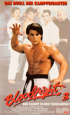 Karate Wars - German VHS movie cover (thumbnail)