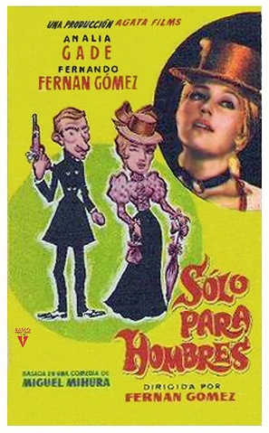 S&oacute;lo para hombres - Spanish Movie Poster (thumbnail)