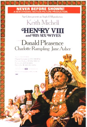 Henry VIII and His Six Wives - British Movie Poster (thumbnail)