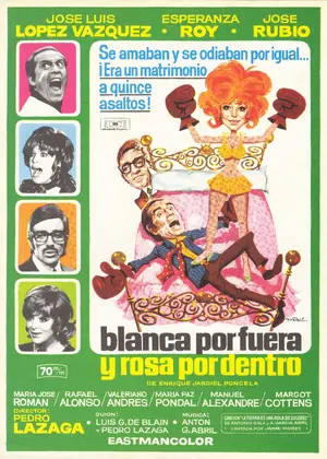 Blanca por fuera y Rosa por dentro Poster