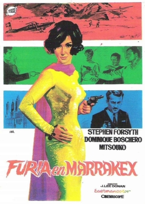 Furia a Marrakech - Spanish Movie Poster (thumbnail)