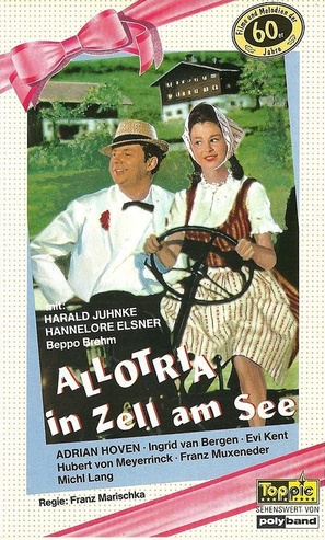 Allotria in Zell am See - German VHS movie cover (thumbnail)