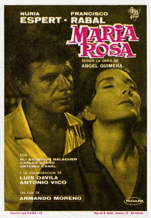 Mar&iacute;a Rosa - Spanish Movie Poster (thumbnail)