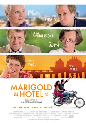 The Best Exotic Marigold Hotel - Italian Movie Poster (thumbnail)