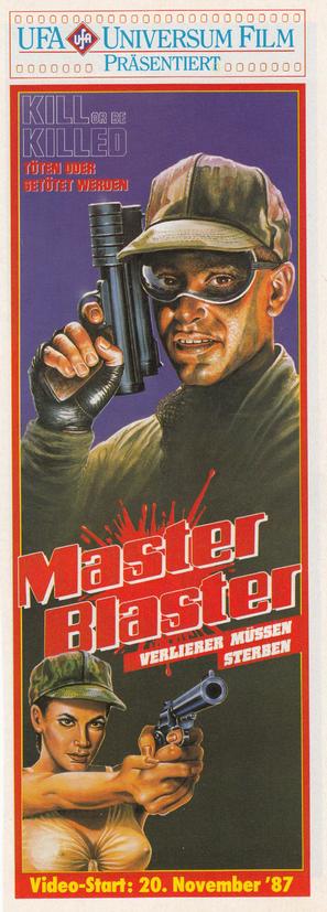 Masterblaster - German Video release movie poster (thumbnail)