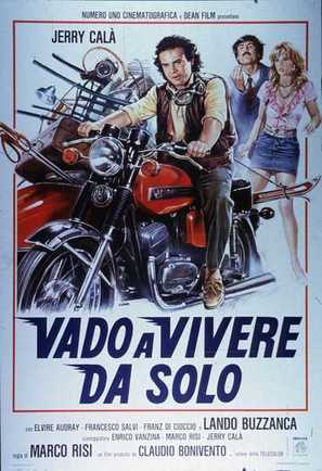 Vado a vivere da solo - Italian Movie Poster (thumbnail)
