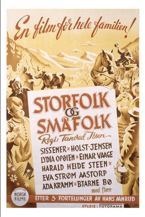 Storfolk og sm&aring;folk - Norwegian Movie Poster (thumbnail)