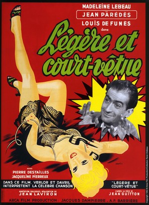 L&eacute;g&egrave;re et court v&ecirc;tue - French Movie Poster (thumbnail)