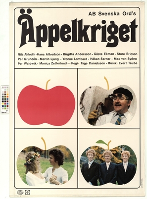 &Auml;ppelkriget - Swedish Movie Poster (thumbnail)
