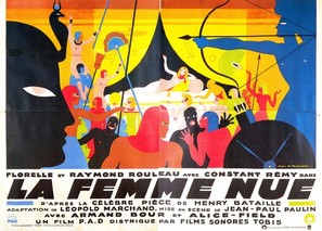 La femme nue - French Movie Poster (thumbnail)