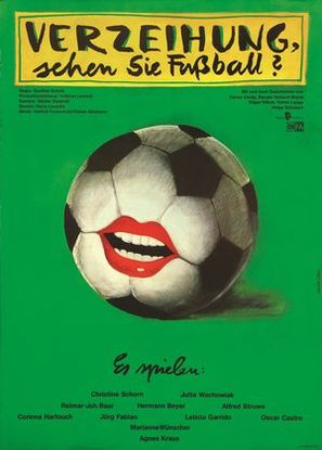 Verzeihung, sehen Sie Fu&szlig;ball? - German Movie Poster (thumbnail)