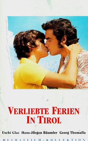 Verliebte Ferien in Tirol - German VHS movie cover (thumbnail)