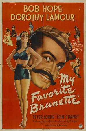 My Favorite Brunette - Movie Poster (thumbnail)