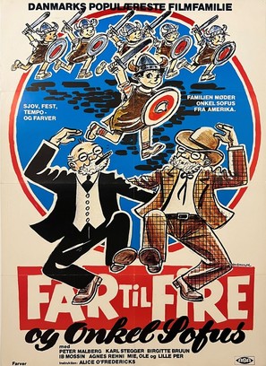 Far til fire og onkel Sofus - Danish Movie Poster (thumbnail)