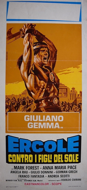 Ercole contro i figli del sole - Italian Movie Poster (thumbnail)