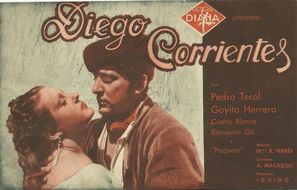 Diego Corrientes - Spanish Movie Poster (thumbnail)