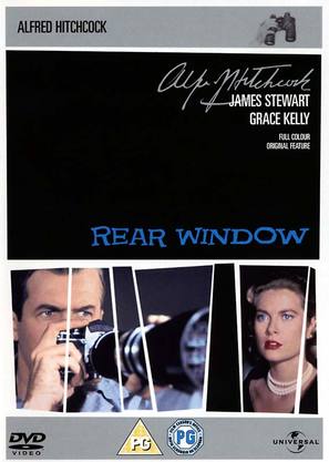 Rear Window - British DVD movie cover (thumbnail)