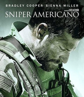 American Sniper - Brazilian Blu-Ray movie cover (thumbnail)