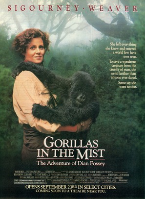 Gorillas in the Mist: The Story of Dian Fossey - Movie Poster (thumbnail)